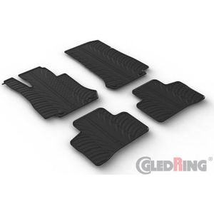 Rubbermatten Passend Voor Mercedes Eqc (N293) 2019-2022 (T Profiel 4-Delig + Montageclips) Mercedes-Benz Gledring Gl 0530