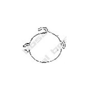 Houder, Uitlaatsysteem Volvo Bosal 251-945