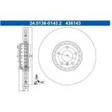 Remschijf Bmw Ate 24.0136-0143.2