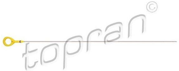 Topran - 601 - Oliepeilstok - Geel - Totale lengte 584 mm