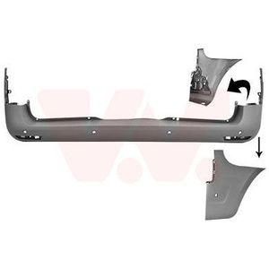 Bumper , Mercedes-Benz Van Wezel 2971547