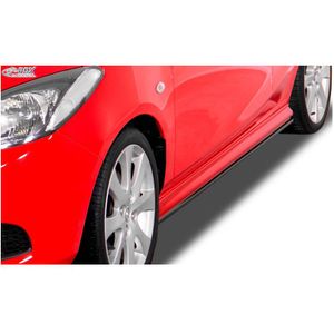 Sideskirts Passend Voor Mazda 2 (De) 2007-2014 'Edition' (Abs) Mazda Rdx Racedesign Rd Sma09