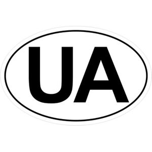 Auto Tattoo Sticker UA - 16x10,5cm