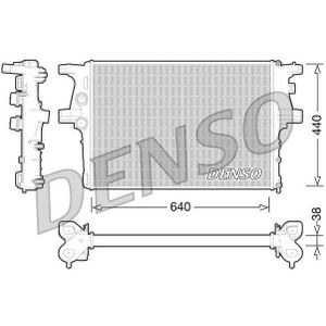 Iveco - Denso Drm12008 - Radiateur - Aluminium - Voor OE nummer 5801264635