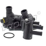 Volkswagen - Topran 109 067 - Thermostaathuis - Met 2 Aansluitingen voor Thermoschakelaar - Kunststofbehuizing