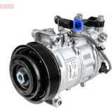 DENSO - DCP28018 - Airco Compressor - Voor PORSCHE - 6 Groeven - Riemschijf-Ø 120 mm