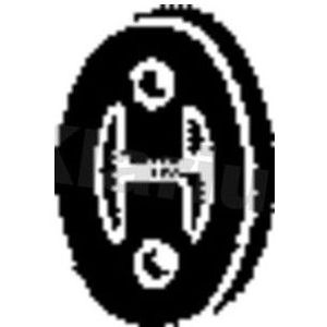 Uitlaatrubber Daewoo, Daihatsu, Honda, Land Rover, Mg, Nissan, Rover Klarius 420184