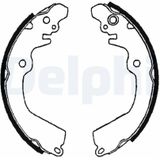 Mitsubishi - Remschoenset - Delphi Ls1643 - Remsysteem - Remtrommeldiameter 203 mm - Breedte 37 mm