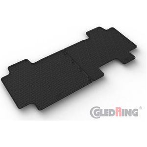 Rubbermatten Passend Voor Citroen, Fiat, Opel, Peugeot, Toyota - 2 Delig + Montageclips Citroen, Fiat, Opel, Peugeot, Toyota Gledring Gl 0853