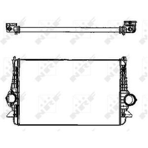 Intercooler, Inlaatluchtkoeler Ford, Seat, Volkswagen Nrf 30166