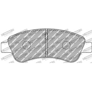 Remblokkenset, Schijfrem Citroen, Ds, Opel, Peugeot Ferodo Racing Fcp1399r