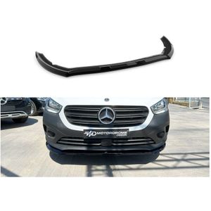 Voorspoiler Passend Voor Mercedes Citan & Citan Tourer (W420) 2021- (Abs Glanzend Zwart) Mercedes-Benz Motordrome Dx Vme05