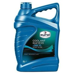 Anti-Vries/Koelvloeistof Eurol Coolant -36&Deg;C G12 Evo Audi, Bentley, Cupra, Ford, Lamborghini, Man, Porsche, Seat, Skoda, Volkswagen Eurol E504146-5l