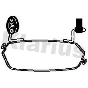 Uitlaatklem Mini Cooper S 1.6 N/Side 04- Mini Klarius 430601