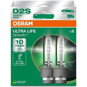 Osram Xenarc&Reg; Ultra Life D2s Alfa Romeo, Alpina, Audi, Bmw, Citroen, Ford, Honda, Infiniti, Jaguar, Lancia, Land Rover, Lexus, Mazda, Mercedes-Benz, Mg, Mitsubishi, Nissan, Opel, Peugeot, Porsche, Renault, Rolls-Royce, Rover, Saab, Seat, Skoda, Subaru, Suzuki, Toyota, Volkswagen, Volvo Osram 66240ult-2hb