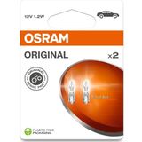 Osram - Original - Halogeen - 12V - W1.2W - 2 Stuks