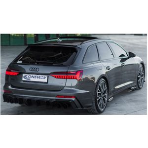 Oneway Achterspoiler Passend Voor Audi A6 S-Line/S6  Avant 2018- Glanzend Zwart Audi Oneway Ow Sp20025
