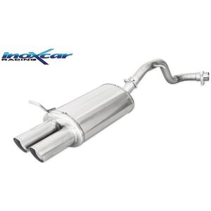 Inoxcar Uitlaat Passend Voor Volkswagen Golf Iv 1.9 Tdi 90pk 1997- 2x75mm Racing Volkswagen Inoxcar Ix Ovw02ra
