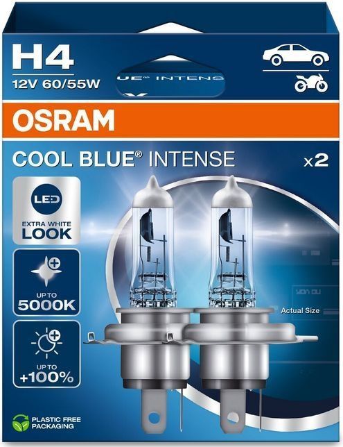 Osram - Cool Blue Intense - Halogeenlamp - Wit - 2 Stuks