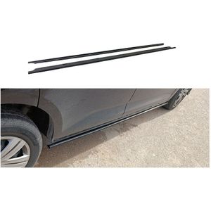 Set Sideskirts Passend Voor Volkswagen Caddy V Box/Mpv 2021- (Abs Glanzend Zwart) Volkswagen Motordrome Dx Svw24