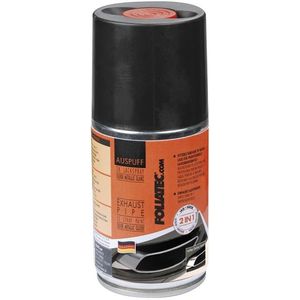 Foliatec Exhaust Pipe 2C Spray Paint - Zwart Glanzend 1x250ml