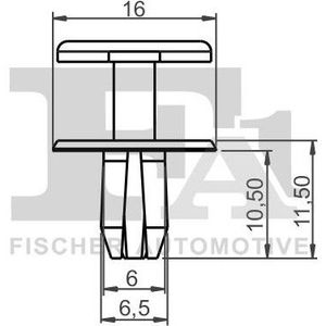 Clip, Sier- /Beschermingslijst Chevrolet, Opel Fa1 12-20006.