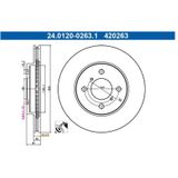 Suzuki - Remschijf - Geventileerd - Buitendiameter 252 mm - Gecoat