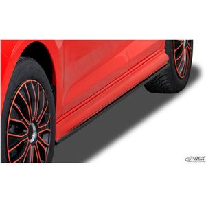Sideskirts Passend Voor Skoda Rapid (Nh) 2012-2019 'Edition' (Abs) Skoda Rdx Racedesign Rd Ssk15