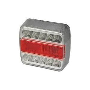 Achterlicht 5 Functies 10 LED 100x10x37mm