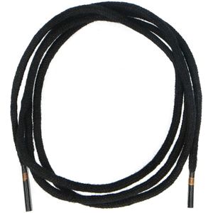Zwarte schoenveters waxed (90 cm)