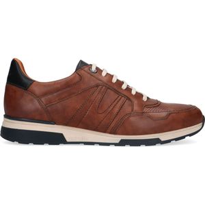 Cognac leren sneakers