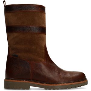 Manfield - Chelsea Boots - Cognac - Leren Boots