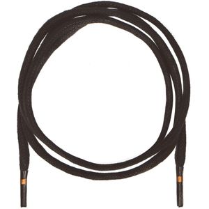 Donkerbruine ronde schoenveters waxed (90 cm)