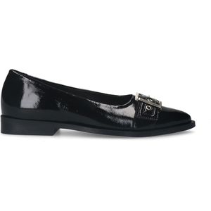 Zwarte lakleren loafers