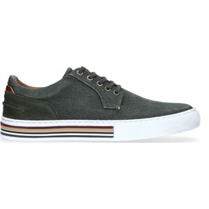 Donkergroene canvas sneakers