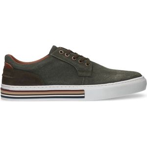 Khaki canvas sneakers