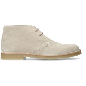 Beige suède veterboots