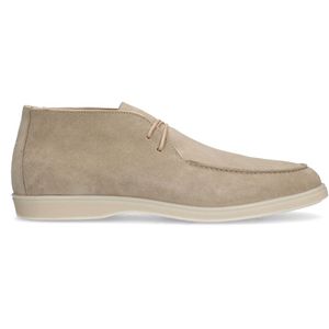 Beige suède veterboots