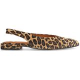 Leopard suède slingbacks