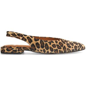 Leopard suède slingbacks