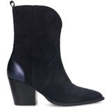 Manfield Suède Cowboylaarzen Blauw