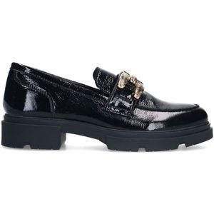 Zwarte lakleren loafers