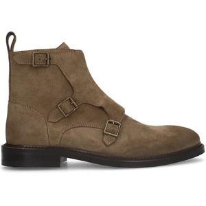 Manfield Suède Enkelboots Taupe