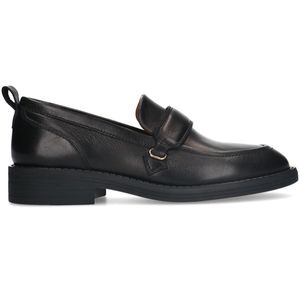 Zwarte leren loafers