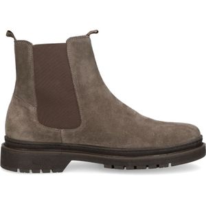 Taupe suède chelsea boots