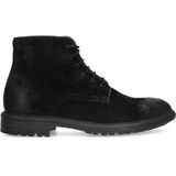 Zwarte leren veterschoenen