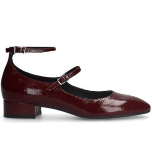 Bordeaux rode lak leren Mary Jane pumps