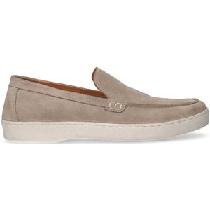 Beige suède loafers