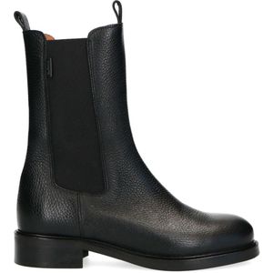 Zwarte leren chelsea boots