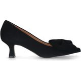 Zwarte leren pumps